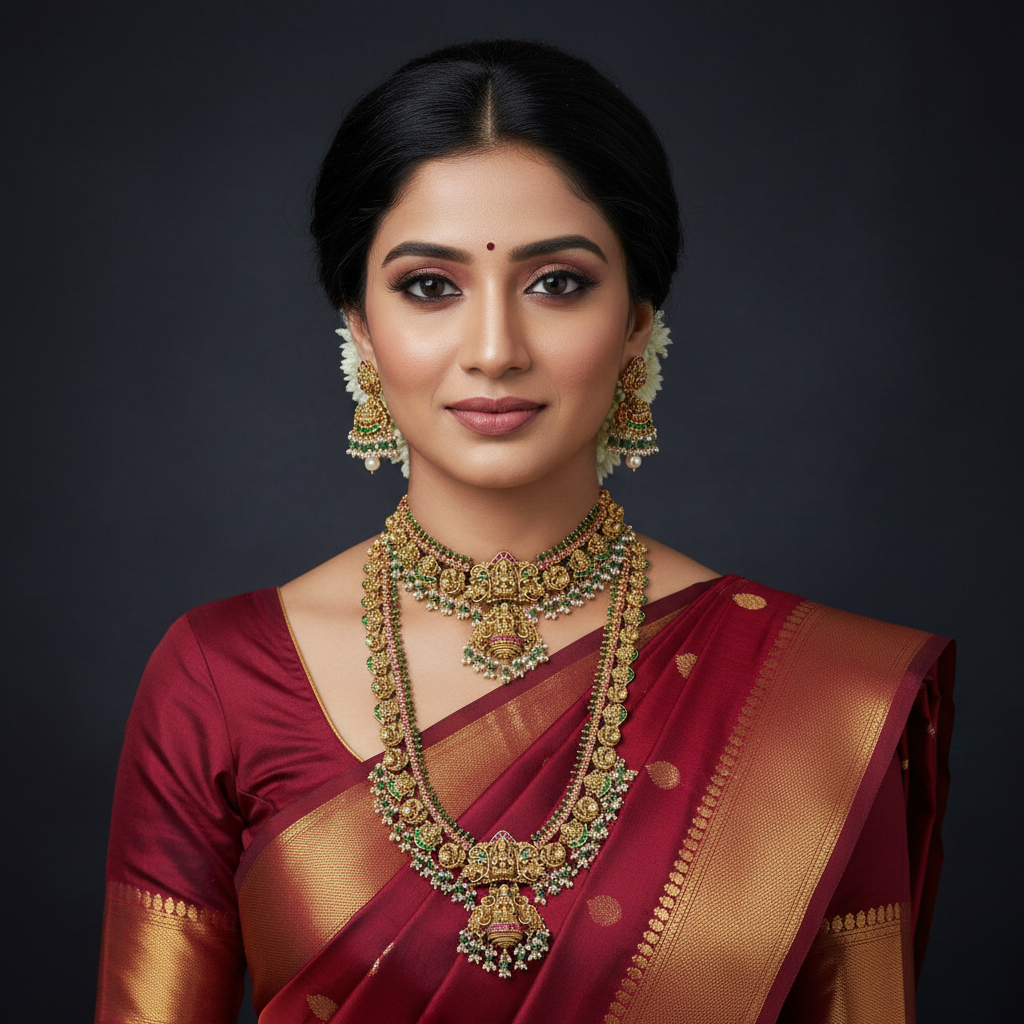 Beautiful Lakshmi Bridal Combo - BC007