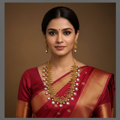Beautiful Lakshmi Haram In Kundan - KH00313