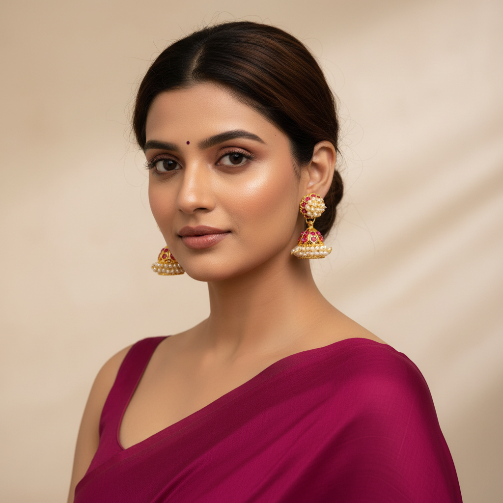 Belli Moda Pearl Jhumki - NE00655