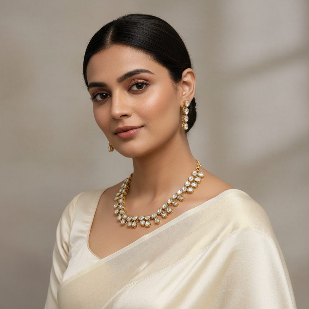 Mozonite Victorian Single Layer Neckalce - VN00183