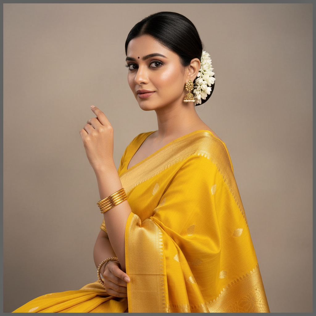 Beautiful Antique Gold Bangles - BG00484