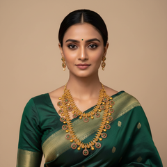 Bottu Mala Bridal Set in Nakshi - BR0044