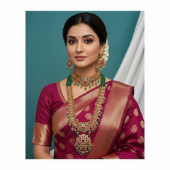 Beautiful Bridal Combo With Pearls - BR0014