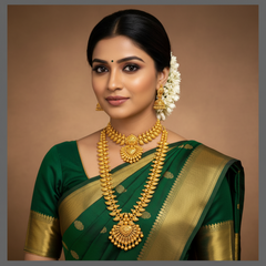 Kerala Design Mango Bridal Set - BR0039