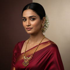 Gandaberunda pendant set With Earrings - NH00492
