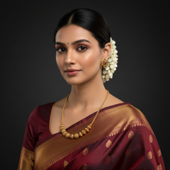 Nakshi Ball Necklace with Earirngs - NN00874