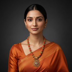 Coral Nakshi Necklace - NN0070