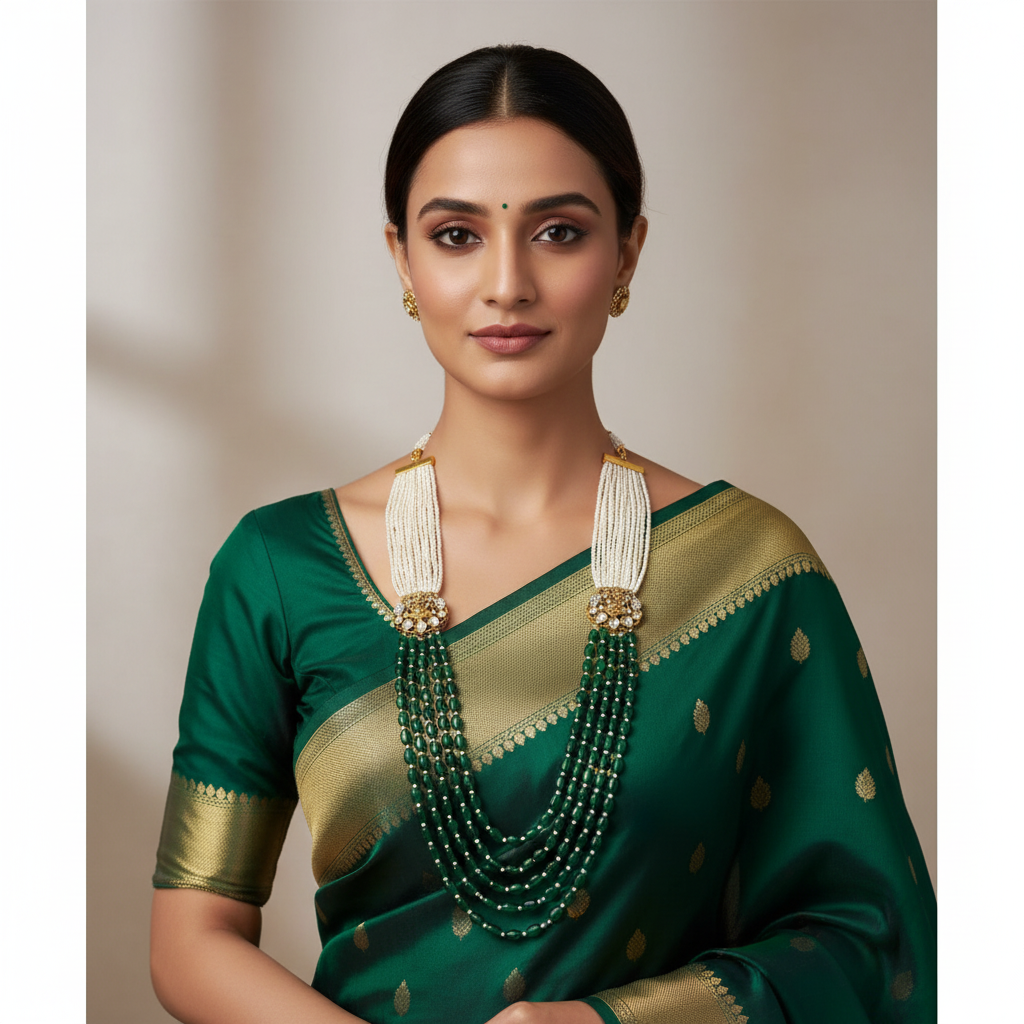 Layer Pearl And Beads Haram - PB00596