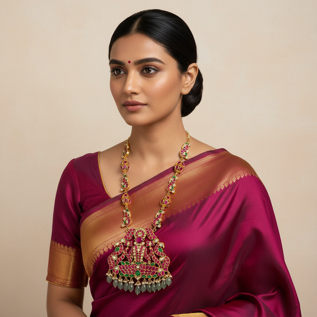 Jadau Lakshmi Neckpeice - KH00360
