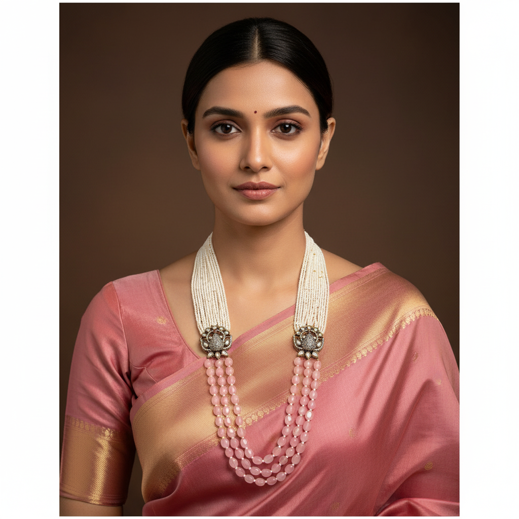 Layer Pearl And Beads Haram - PB00596