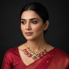 Mango Jadau Kundan Necklace - KN0091