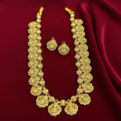 Nakshi Leaf Pattern Lakshmi Haram - NH00411