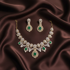 Emerald Designer Daimond Set - DN0033