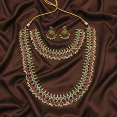 Beautiful Kundan Bridal With Rice Pearl - BR0016