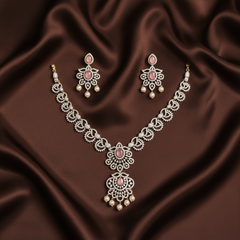 Pink Daimond Neckcalce - DN003