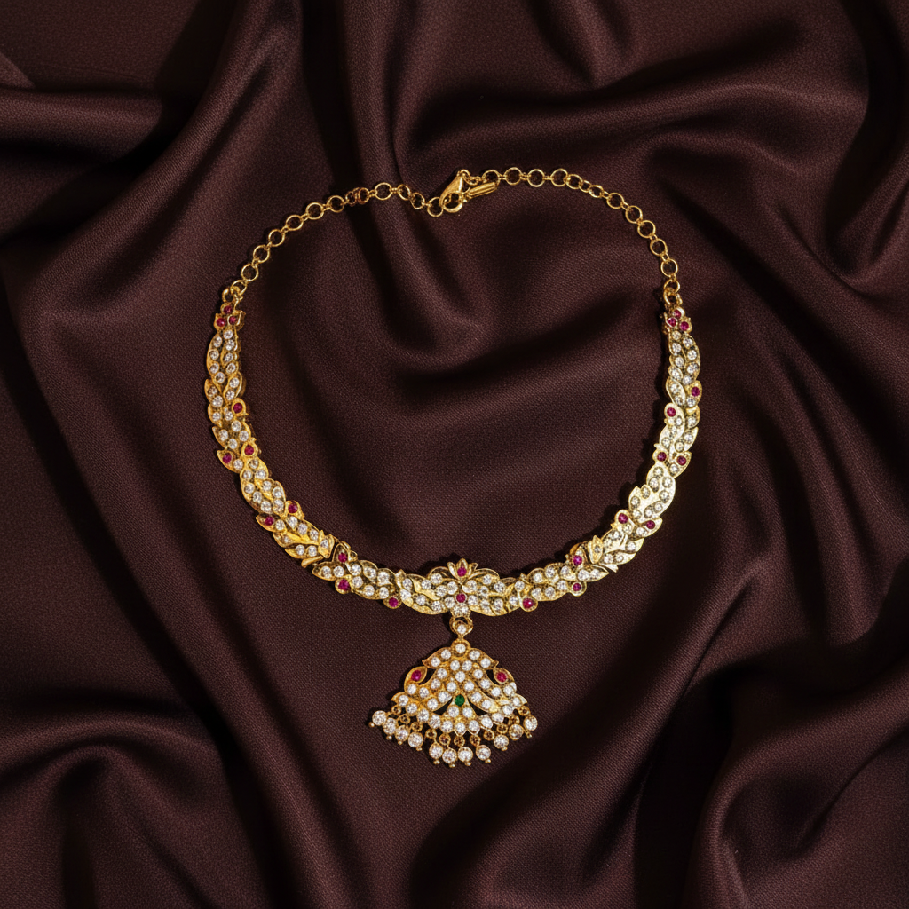 Panchaloham Attigai Vintage Necklace - NN00229