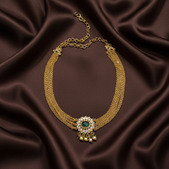 Thin Layer Antique Polish Necklace - NN00876