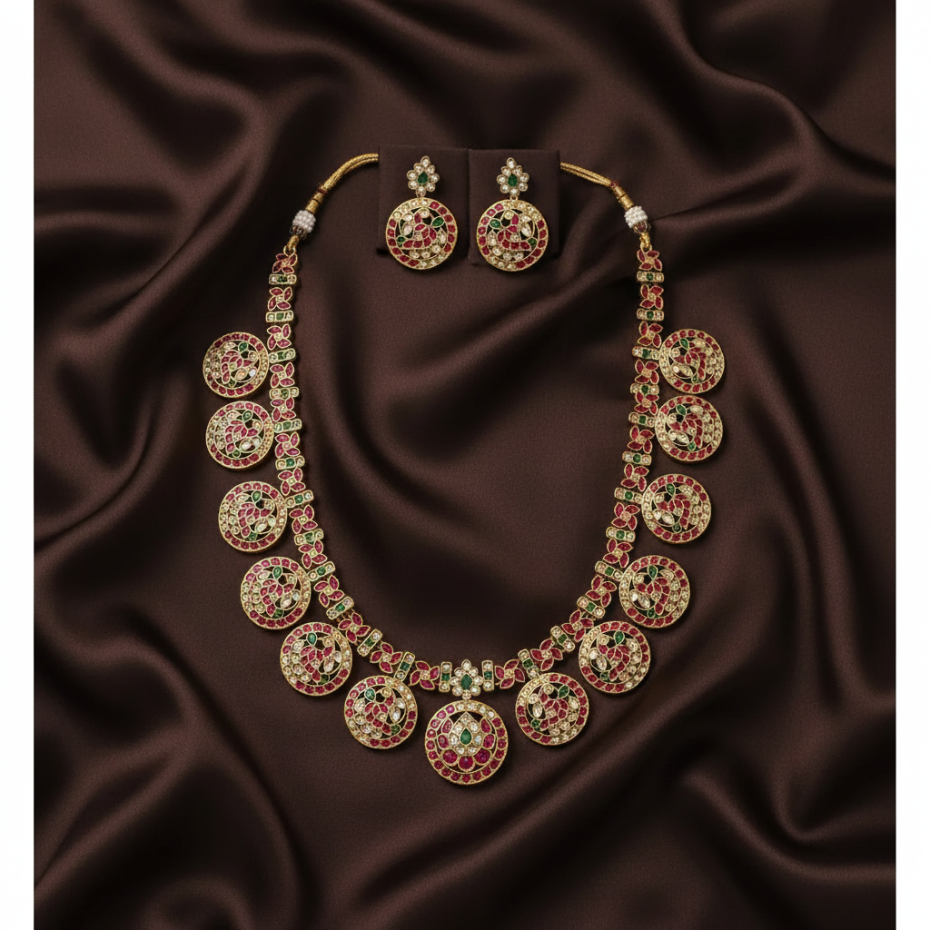 Bottu Mala Haram In Kundan - KH00262