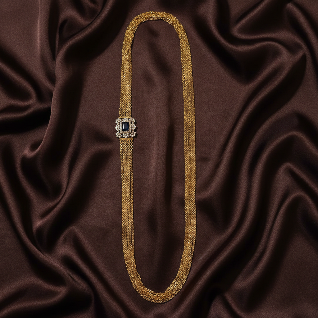 Chandraharam With Daimond Pendant - NH00477