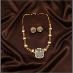 Antique Stone Necklace In Victorian - VN0096
