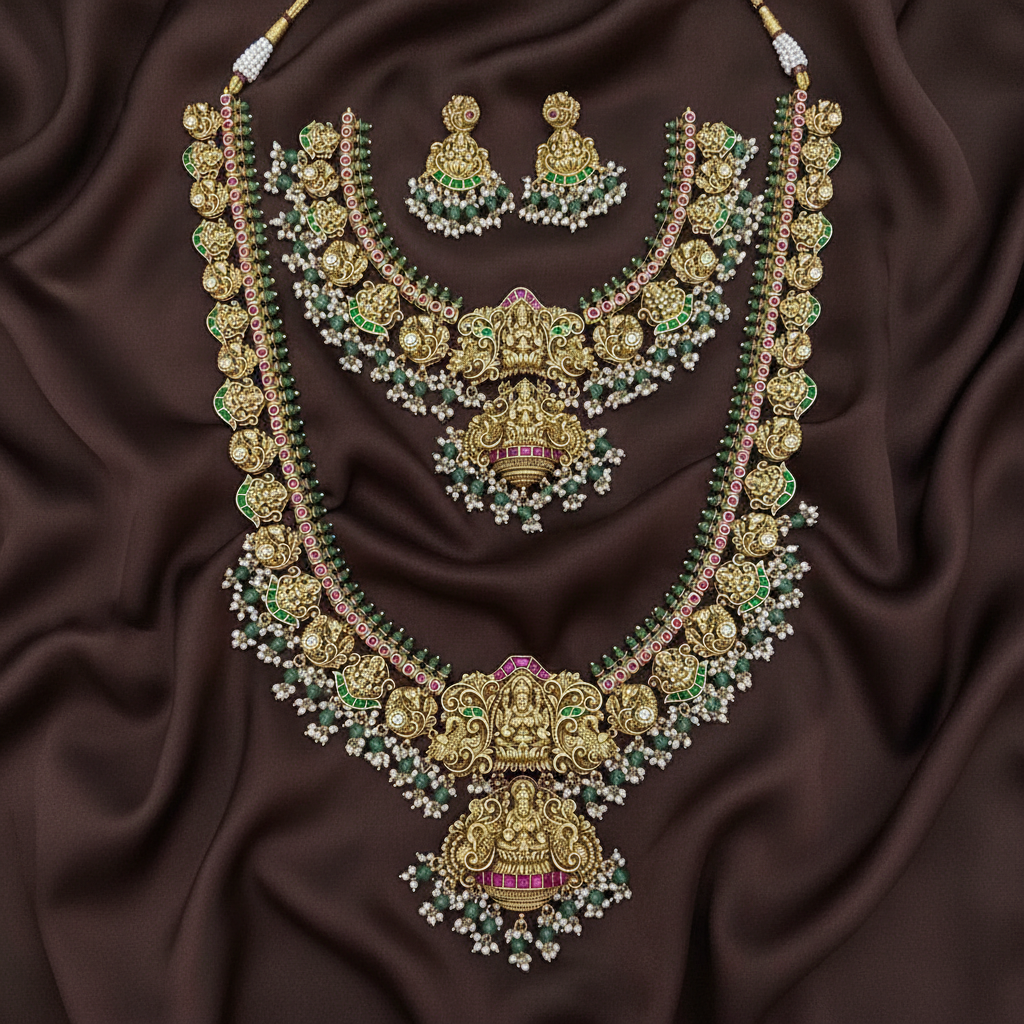 Beautiful Lakshmi Bridal Combo - BC007
