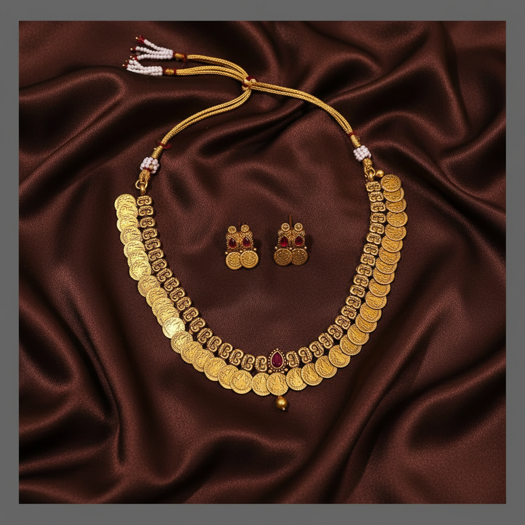 Antique Kasu Lakshmi Necklace - NN00491