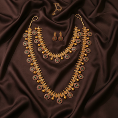 Bottu Mala Bridal Set in Nakshi - BR0044