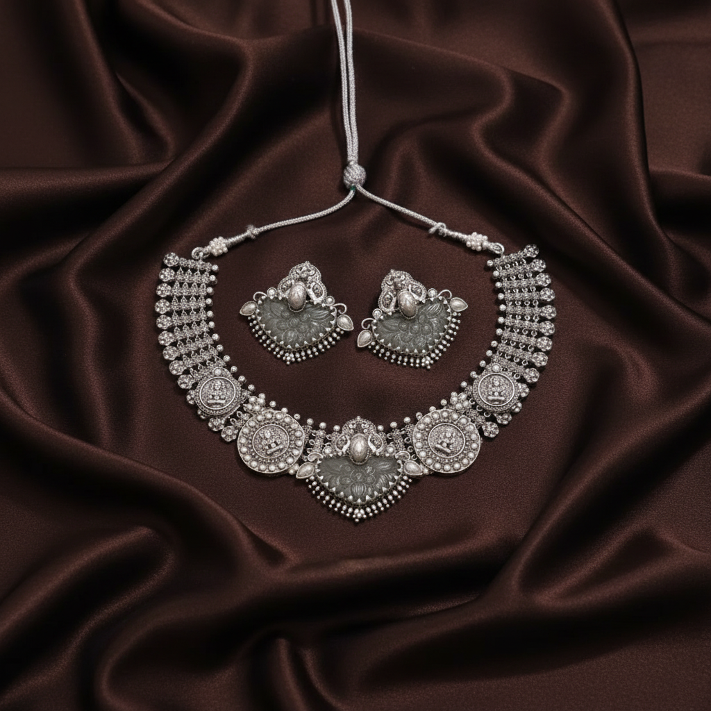 Antique Necklace in Nakshi - NN00207