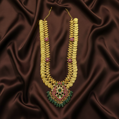Jadau Kaasu Haram WIth Jhumkis