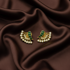 Designer Jadau Kundan Ear Studs - KE00573