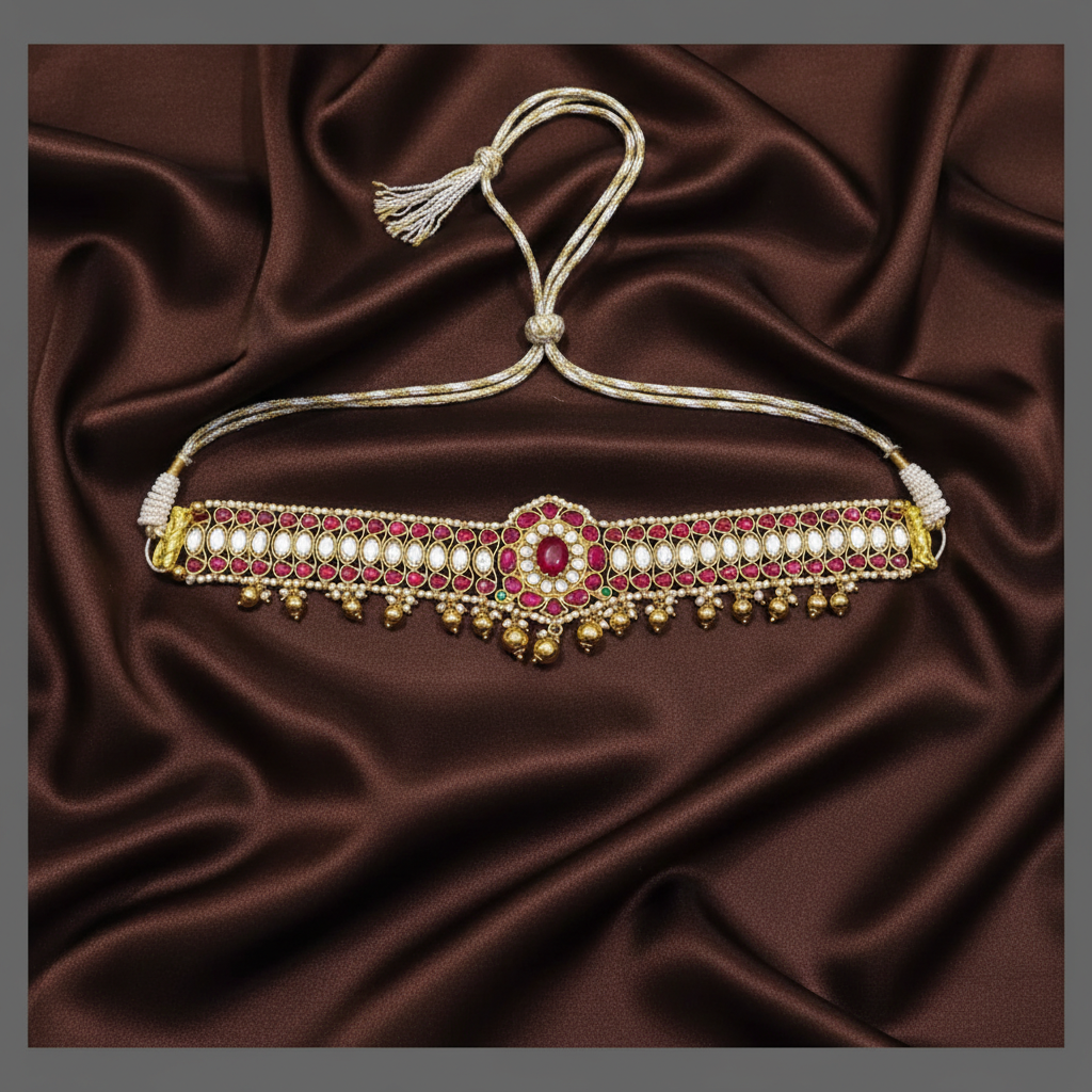 Beautiful Choker In Kundan - KN00414