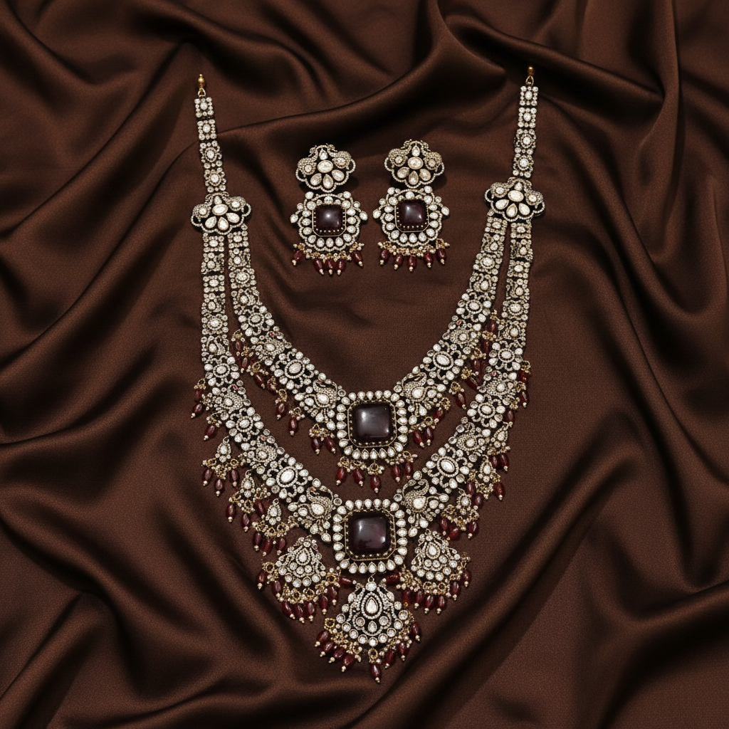 Elegant Victorian Ruby Haram -VH0031