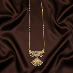Panchaloham Long Haram With Shanku Pendant - NH0064