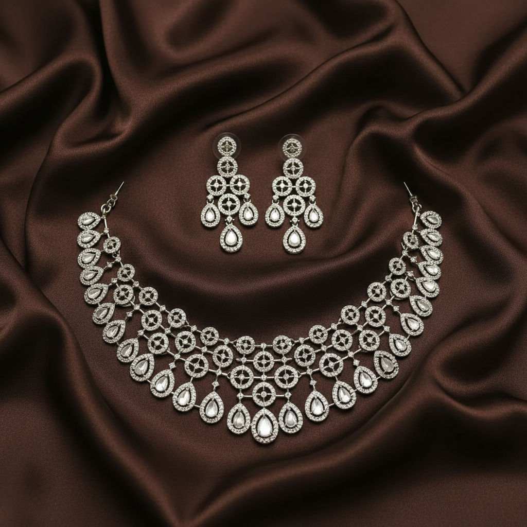 Elegant Diamond Necklace - DN0043