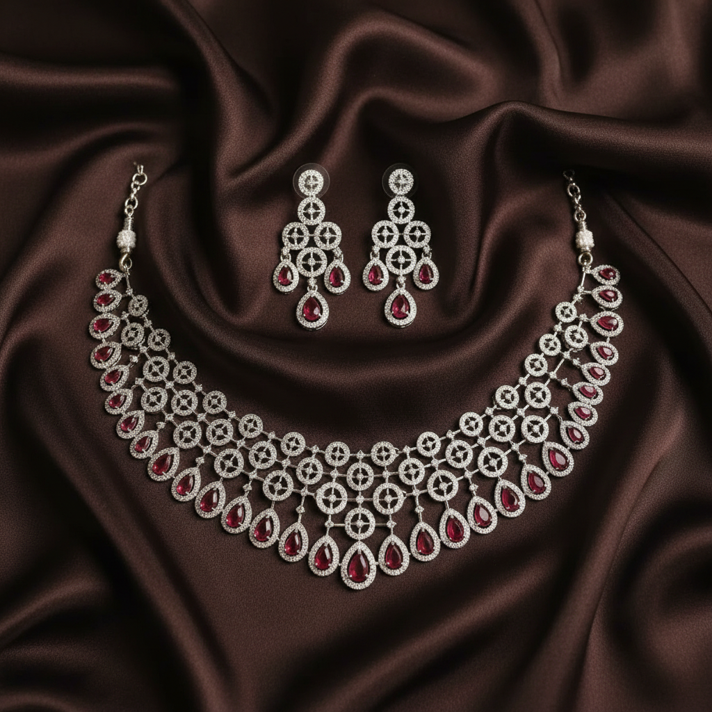 Elegant Diamond Necklace - DN0043