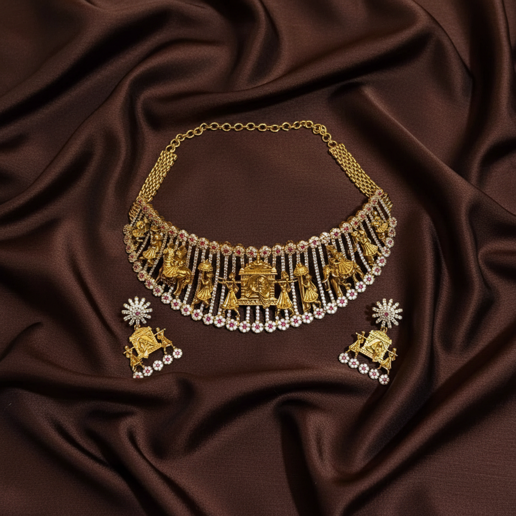 Nakshi Temple Collection Chokers - NN00948