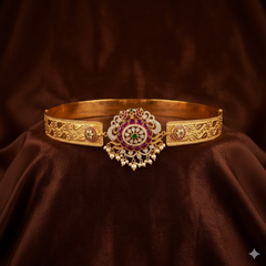 Mozointe Kundan Waist Belt - WB0016