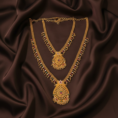 Antique  Kerala Design Bridal Set in Nakshi - BR0042