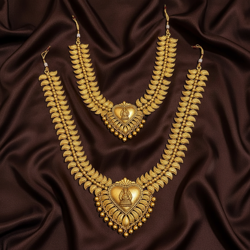 Kerala Design Mango Bridal Set - BR0039