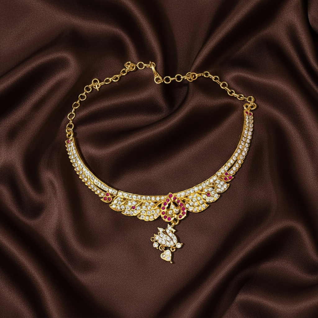 Vintage Panchaloha Stone Neckalce - NN00987