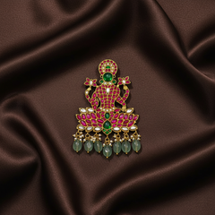 Jadau Lakshmi Pendant - KP00196