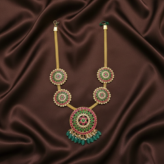 Beautiful Antique finish with pearls in Jadav Haram - KH00110