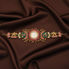 Jadau Emerald Stone Watch - BG00641
