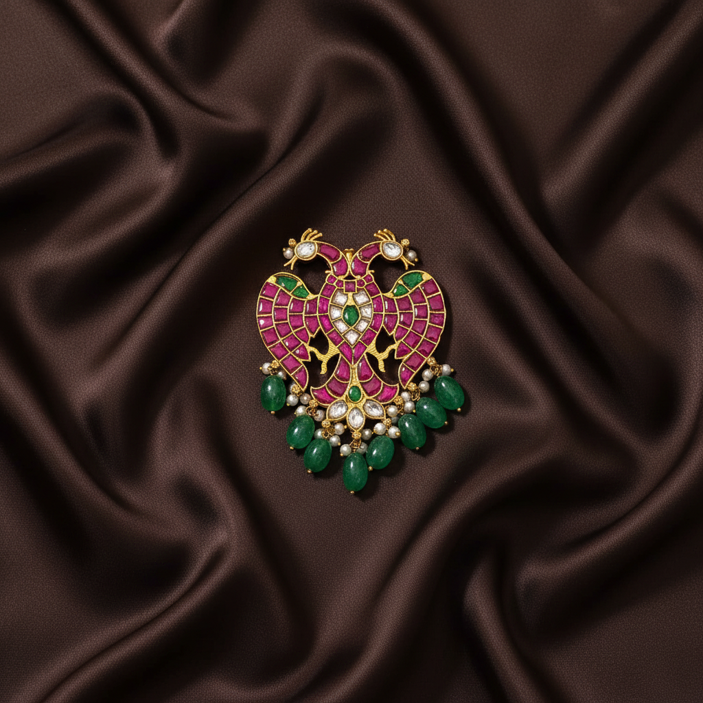 Gandaberunda Pendant Gold Replica - KP0097