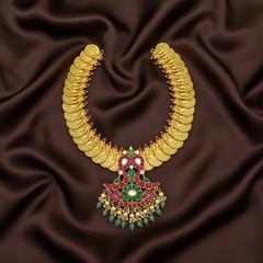 Kasu Haram in Jadau Kundan with Pendent - KH0062
