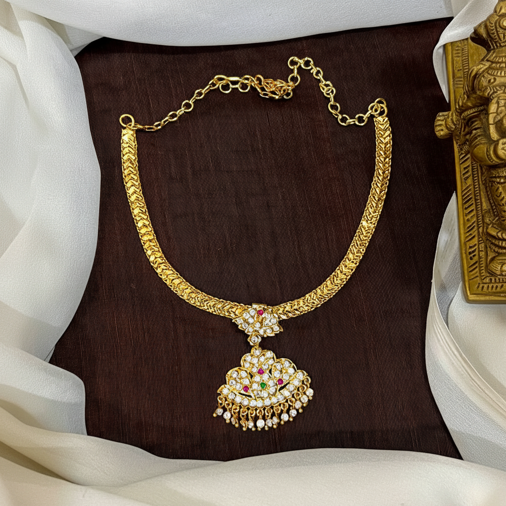Plain Nanu Chain With Vintage Pendant - NN00883