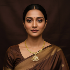 Plain Nanu Chain With Vintage Pendant - NN00883