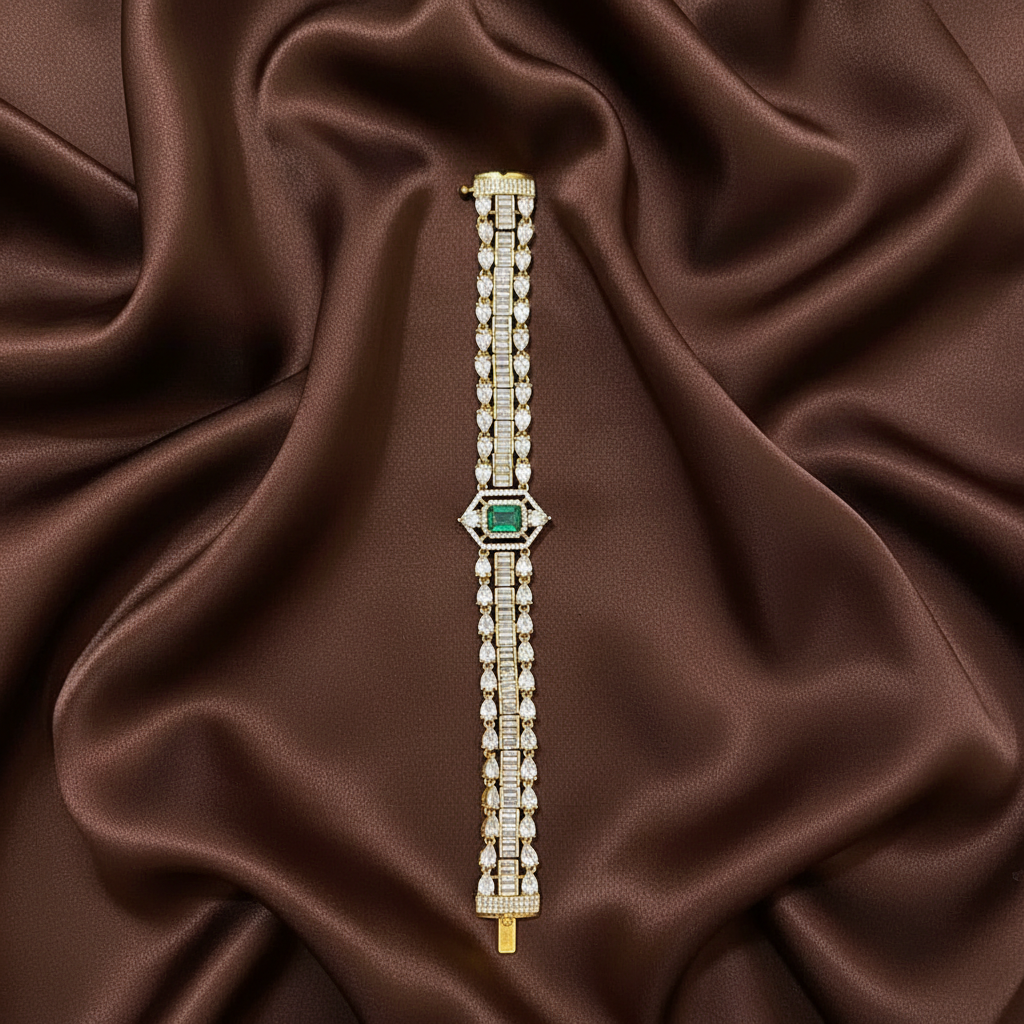 Daimond Replica CZ Braclet - BG00702