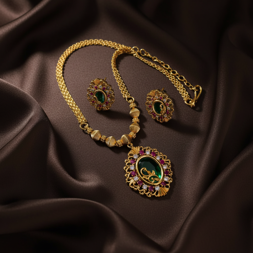 Kempu necklace - NN00885