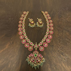 Jadau Bottu Haram With Jhumkis - KH00386